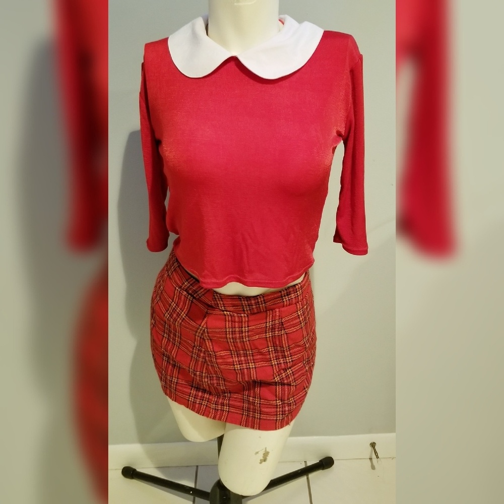 ❌❌ SOLD ❌❌ 
Red white school girl costume 🌹 - Picture 4 of 10